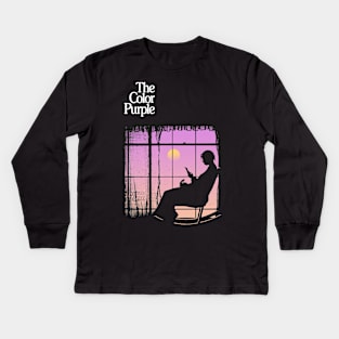 The Color Purple Aesthetic Vibe Kids Long Sleeve T-Shirt